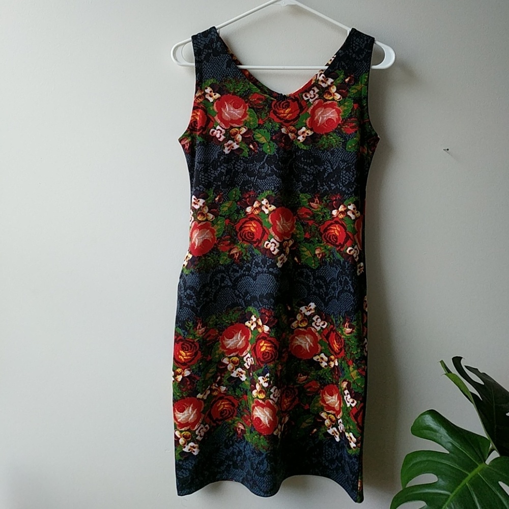 A midi dress